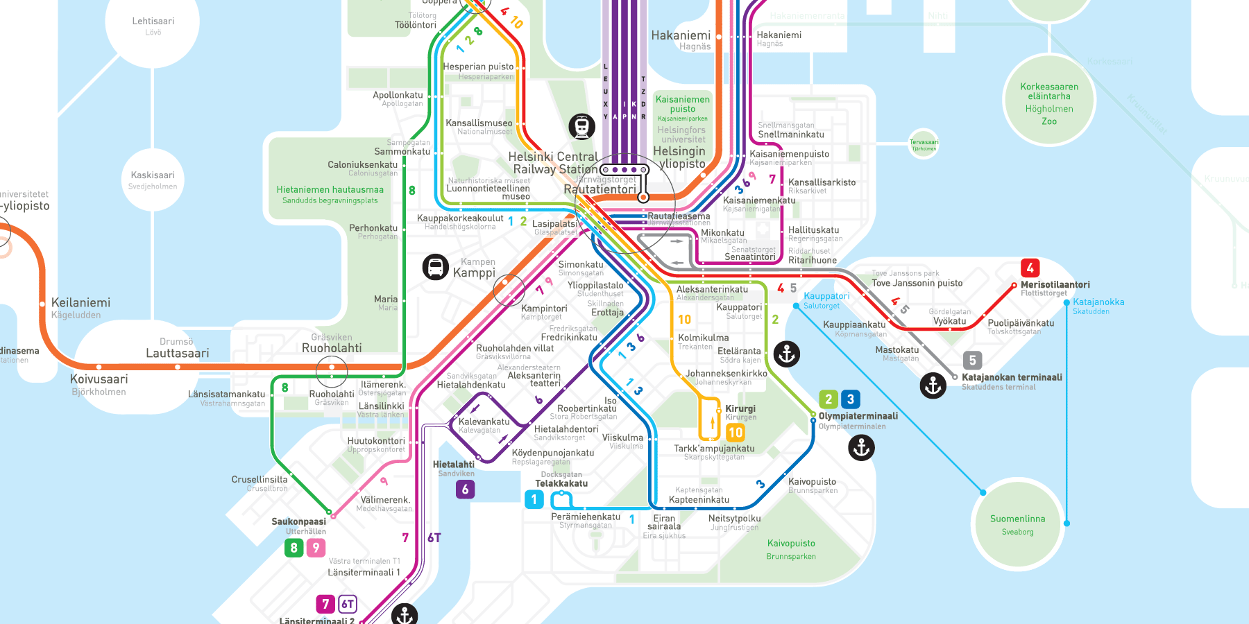 helsinki metro map